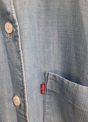 Легка джинсова сорочка рубашка  від levi's6 фото