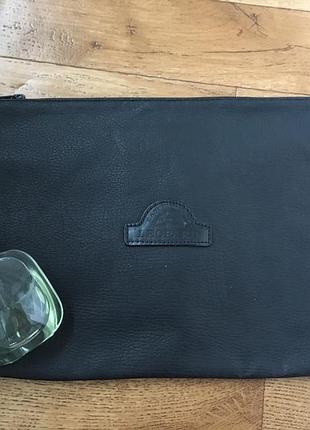 Клатч кожзам.місткий клатч. чорний клатч leopard