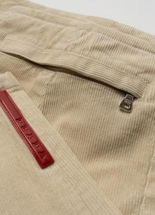 Prada corduroy pants женские штаны