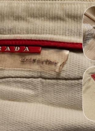 Prada corduroy pants женские штаны10 фото