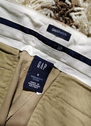 Бежевые укороченные брюки gap4 фото