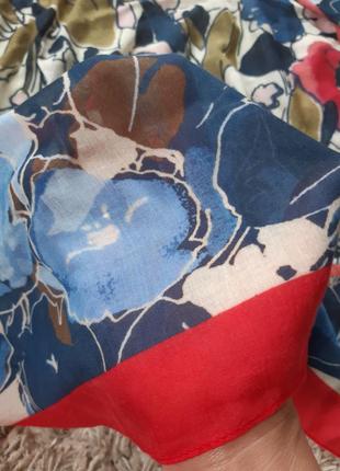 Шикарный большой шелковый платок /палантин от marc o polo5 фото