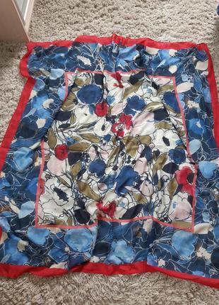 Шикарный большой шелковый платок /палантин от marc o polo2 фото