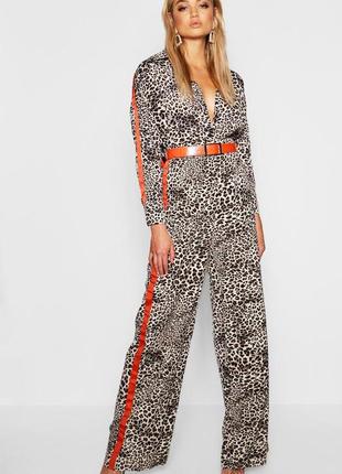 Широкі штани з смужками tall animal boohoo розмір 40