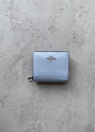 Гаманець coach snap wallet шкіра оригінал кошелек1 фото