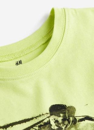 H&m футболка на підлітка/футболка/ яскрава футболка на хлопчика4 фото