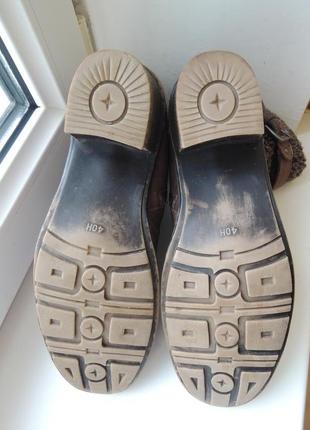 Кожаные зимние ботинки полу сапоги signora р.406 фото