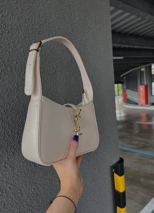 Сумочка женская yves saint laurent hobo beige2 фото