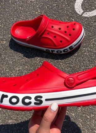 Шлепанцы женские  crocs red 36