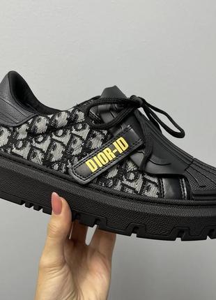 Женские кроссовки   dior id black logo 36