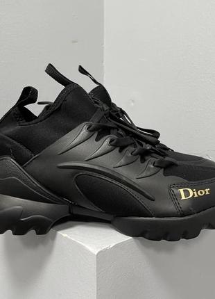 Женские кроссовки   dior d-connect logo ‘black’ 37