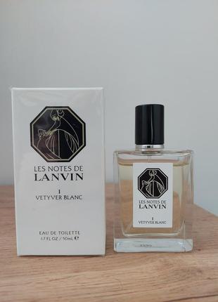 Туалетна вода lanvin vetiver blanc 50 ml2 фото