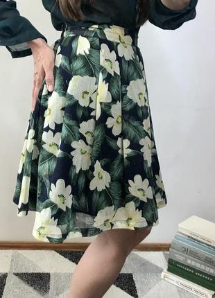 Пышная юбка в цветы4 фото