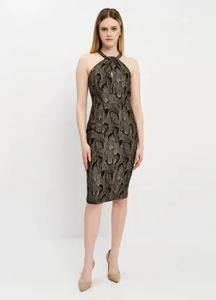 Сукня h&m розмір 32 чорний з візерунком змії