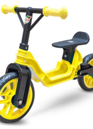 Детский велобег байк толокар каталка велобайк желтый 503 orion2 фото