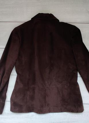 Замшева коричнева куртка l5 фото
