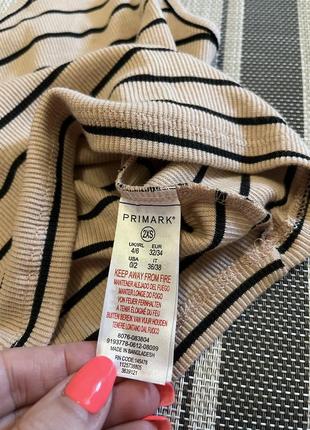 Новый топ кроп в рубчик на одно плечо primark4 фото