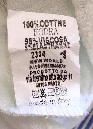 Итальянская белая рубашка туника хлопок10 фото