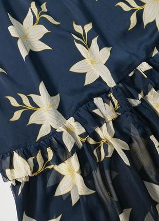 Шифонове плаття у квіти mango5 фото
