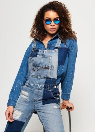 Джинсовый комбинезон superdry оригинал4 фото