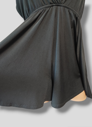 Полукомбинезон с открытой спиной платье шорты нарядный ромпер3 фото