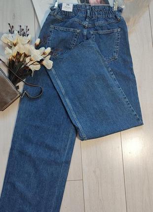 Широкие длинные джинсы от mango, 34, 36р, испания, оригинал9 фото