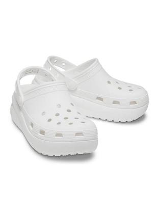 Зручні жіночі сабо на платформі crocs