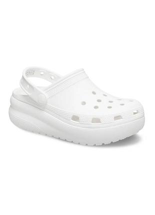 Удобные женские сабо на платформе crocs3 фото