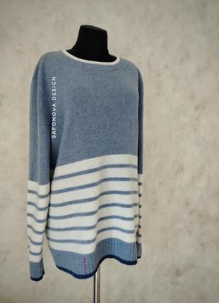 Кашемир, меринос. базовый пуловер.3 фото