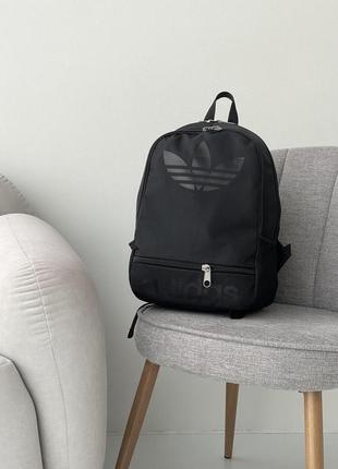 Рюкзак black большое лого adidas6 фото