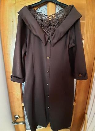 Красивейшее платье на все случаи жизни большого размера . размер 52-54.