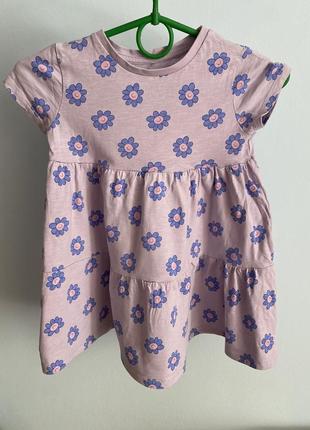 Платье пудровое george на девочку 3-4 года (98-104 см)2 фото