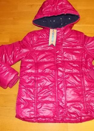 Фирменная теплая куртка friboo р-р98-104,122-128,146-152.оригинал.распродажа!!!