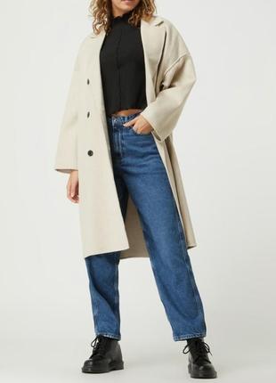 Джинси з високою посадкою від mango, 36, 38, 40р, запалення