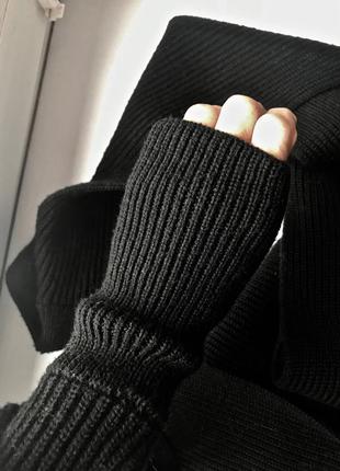Шарф-рукавиці без пальців