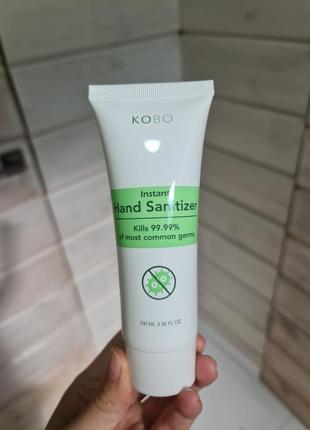 Антисептичний гель санітайзер kobo instant hand sanitizer 100ml