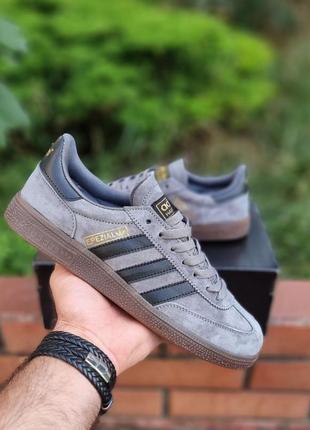 Мужские кроссовки adidas spezial grey black 40-41-42-43-44-45