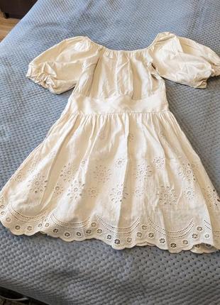 Сукня з прошви, рукава ліхтарики, s-m