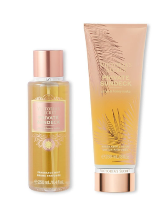 Набір спрей і лосьйон для тіла private sundeck victoria's secret