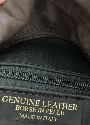 Большая новая замшевая сумка шоппер genuine leather borse in pelle итальялия7 фото