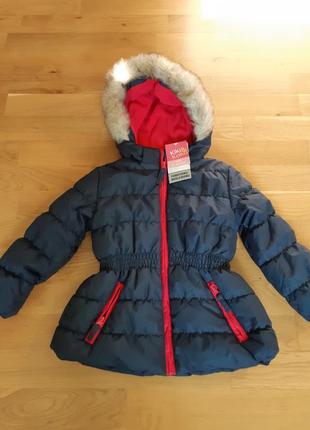 Нова тепла фірмова німецька куртка kiki&koko р-р104.німеччина.розпродаж!!!