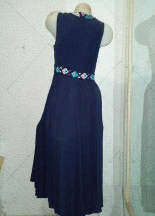 Довга сукня з вишивкою преміум3 фото