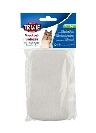 Гігієнічні прокладки для собак trixie m 10 шт  арт.2349 (4011905234977)