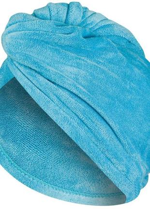 Рушник для волосся aqua speed head towel 9332 блакитний жін 25х65см ku-22