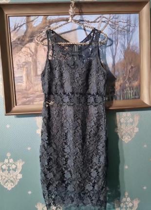 Новое фирменное ажурное платье