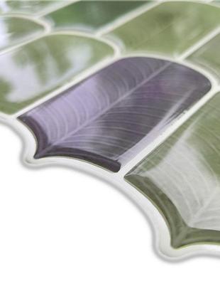 Самоклеющаяся полиуретановая плитка серо-фиолетовая мозаика 305х305х1мм (d) sw-00001194 ku-222 фото
