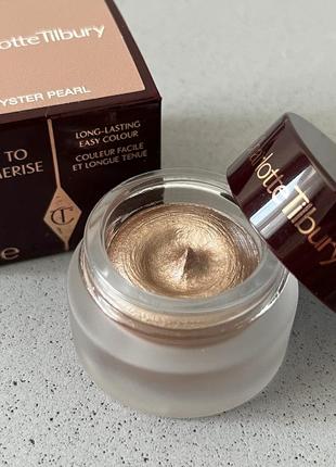 Кремові тіні charlotte tilbury cream eyeshadow - oyster pearl, 7 мл оригінал