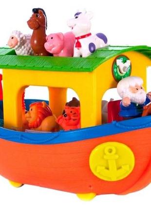Ігровий набір kiddieland ноїв ковчег (рос. мова) оригінал