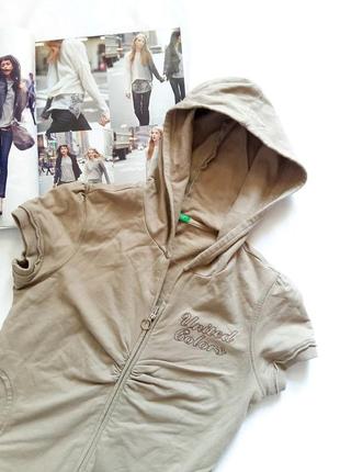 Спортивная кофта benetton с капюшоном2 фото