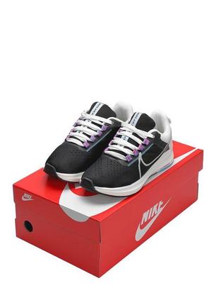 Жіночі кросівки nike air zoom x run black white blue #найк